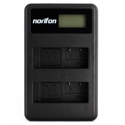 Dual Channel LCD USB Charger for Nikon EN-EL14 Camera Battery