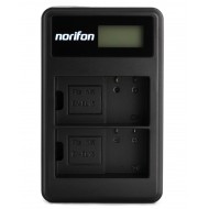 Dual Channel LCD USB Charger for Nikon EN-EL15 Camera Battery