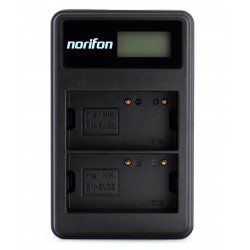 Dual Channel LCD USB Charger for Nikon EN-EL3 Camera Battery