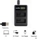 Dual Channel LCD USB Charger for Canon NB-10L Camera Battery