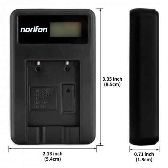 LCD USB Charger for Nikon EN-EL10 Camera Battery