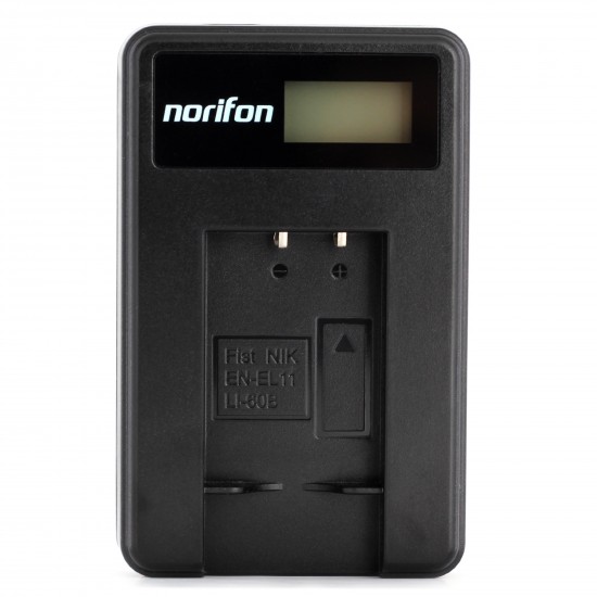 LCD USB Charger for Nikon EN-EL11 Camera Battery