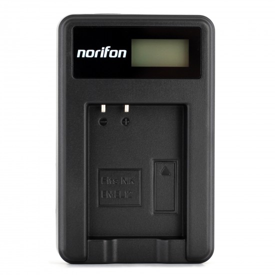 LCD USB Charger for Nikon EN-EL12 Camera Battery