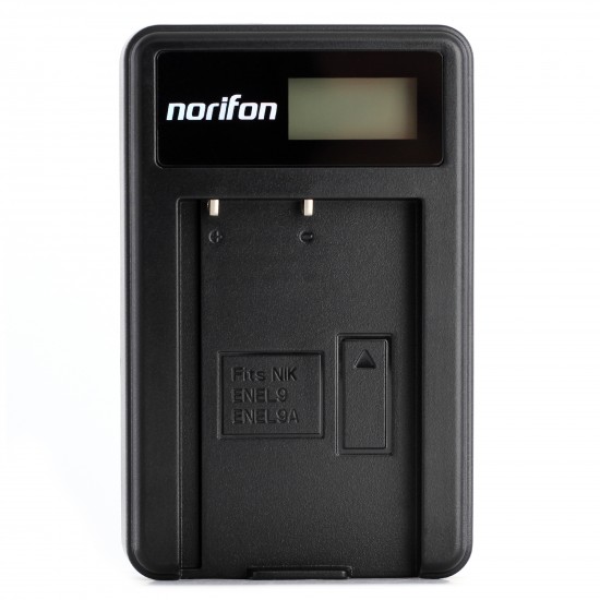 LCD USB Charger for Nikon EN-EL9 Camera Battery