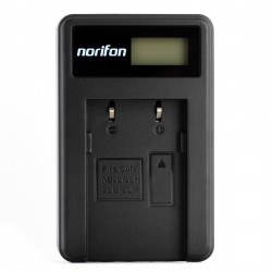 LCD USB Charger for Canon NB-2L Camera Battery