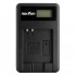 LCD USB Charger for Canon NB-4L Camera Battery