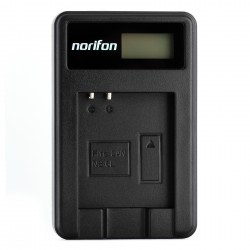 LCD USB Charger for Canon NB-6L Camera Battery