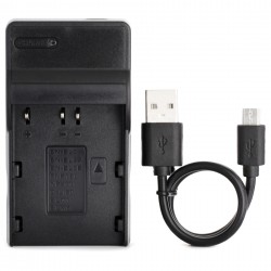 Ultra Slim USB Charger For Olympus BLM-1 Camera Battery