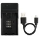 Ultra Slim USB Charger For Olympus BLS-1 Camera Battery