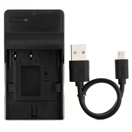 Ultra Slim USB Charger For Canon BP-511 Camera Battery