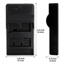 Ultra Slim USB Charger For Pentax D-Li109 Camera Battery