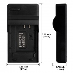 Ultra Slim USB Charger For Pentax D-LI78 Camera Battery