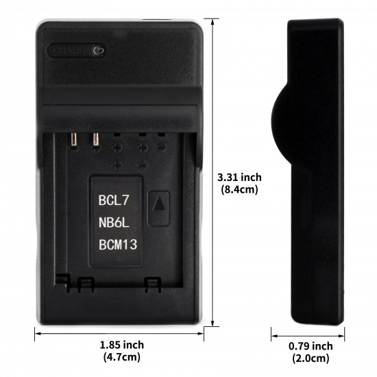 Ultra Slim USB Charger For Panasonic DMW-BCM13 Camera Battery