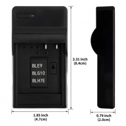 Ultra Slim USB Charger For Panasonic DMW-BLH7 Camera Battery