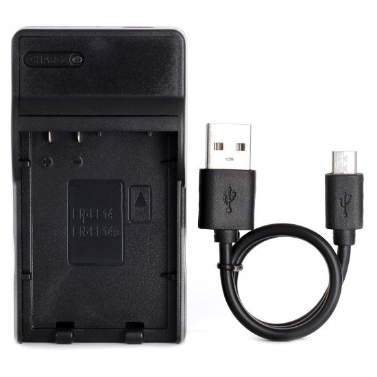 Ultra Slim USB Charger For Nikon EN-EL14 Camera Battery