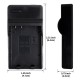 Ultra Slim USB Charger For Nikon EN-EL14 Camera Battery