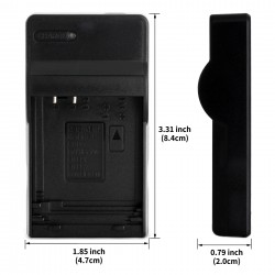 Ultra Slim USB Charger For Nikon EN-EL23 Camera Battery