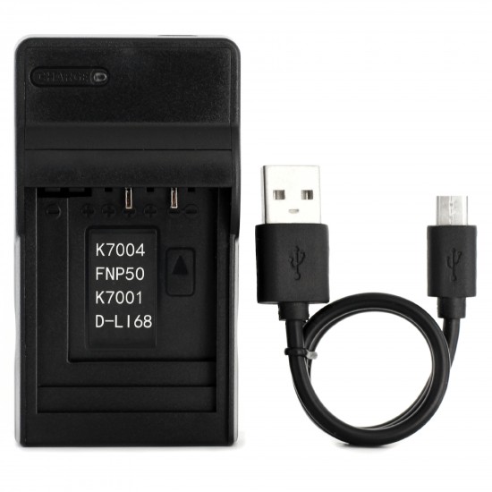 Ultra Slim USB Charger For Kodak KLIC-7004 Camera Battery