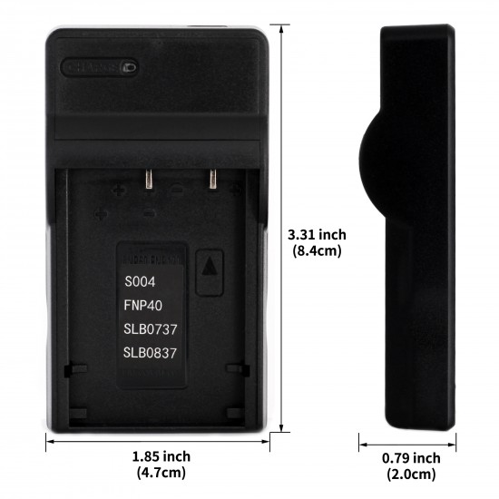 Ultra Slim USB Charger For Kodak KLIC-7005 Camera Battery