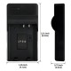 Ultra Slim USB Charger For Canon LP-E10 Camera Battery