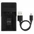 Ultra Slim USB Charger For Canon LP-E5 Camera Battery