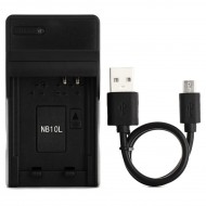 Ultra Slim USB Charger For Canon NB-10L Camera Battery