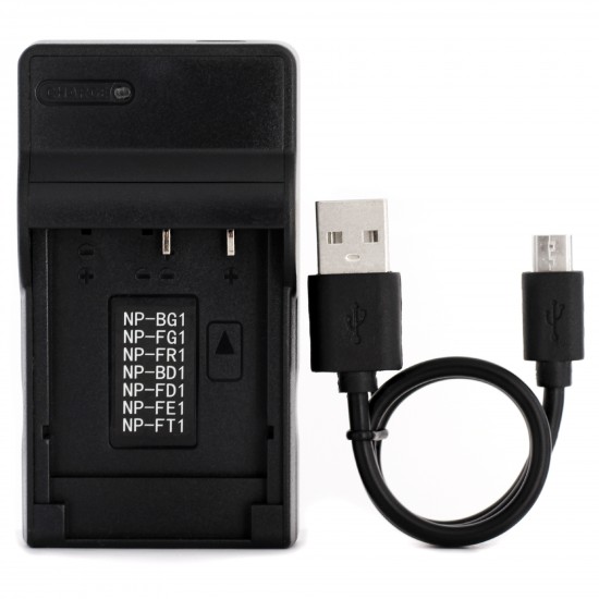 Ultra Slim USB Charger For Sony NP-BD1 Camera Battery