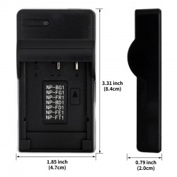 Ultra Slim USB Charger For Sony NP-BG1 Camera Battery