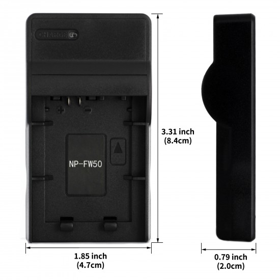 Ultra Slim USB Charger For Sony NP-FW50 Camera Battery