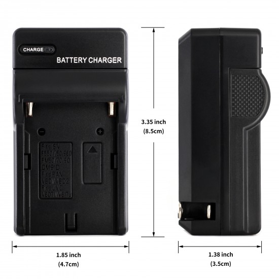 Wall Charger For JVC BN-V607 Camera Battery