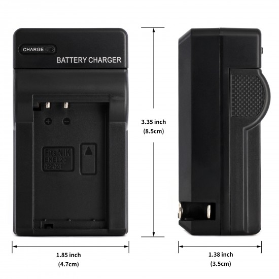 Wall Charger For Nikon EN-EL20 Camera Battery